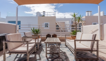 Resa Estates Ibiza sale ted koop Cala Tarida patio townhouse roof terrace.JPG